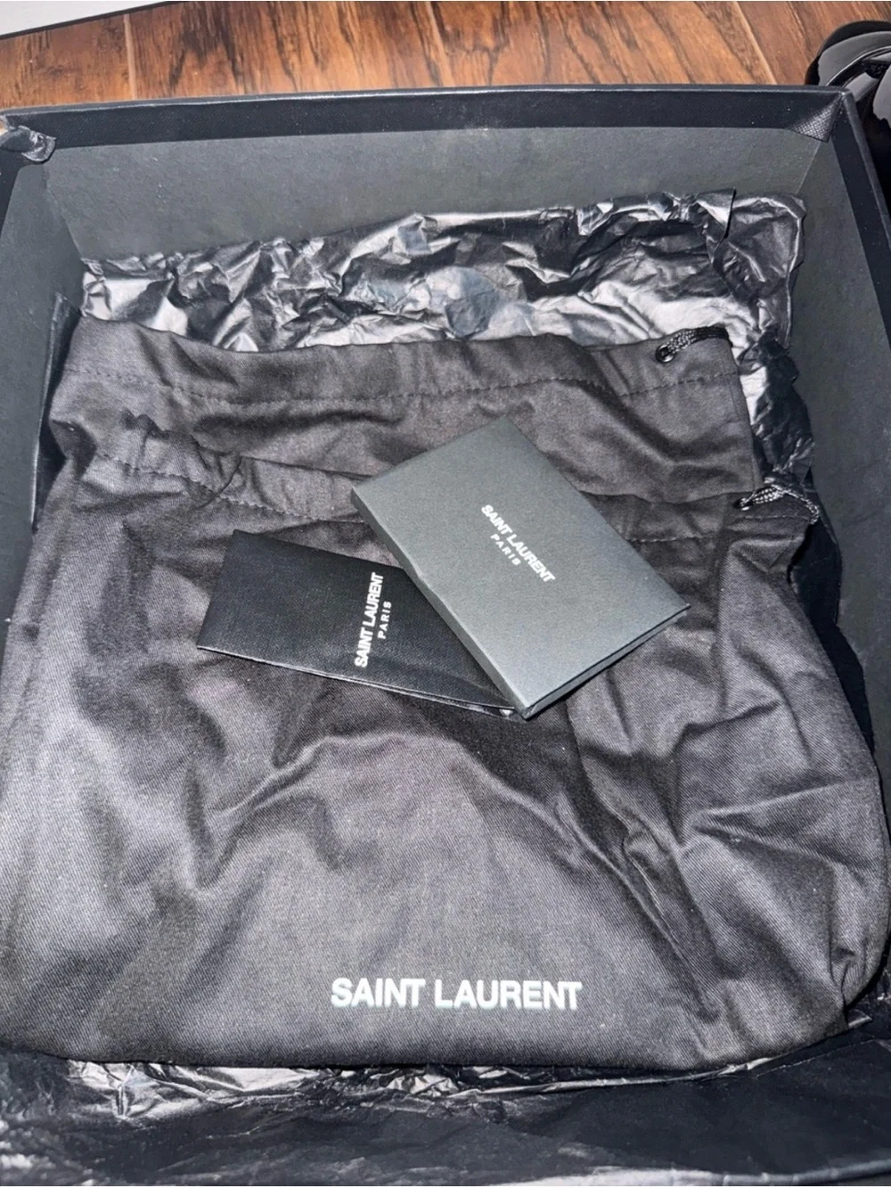 Saint Laurent Tribute 105 Icon Black Patent Leather Platform Heels Sandals
